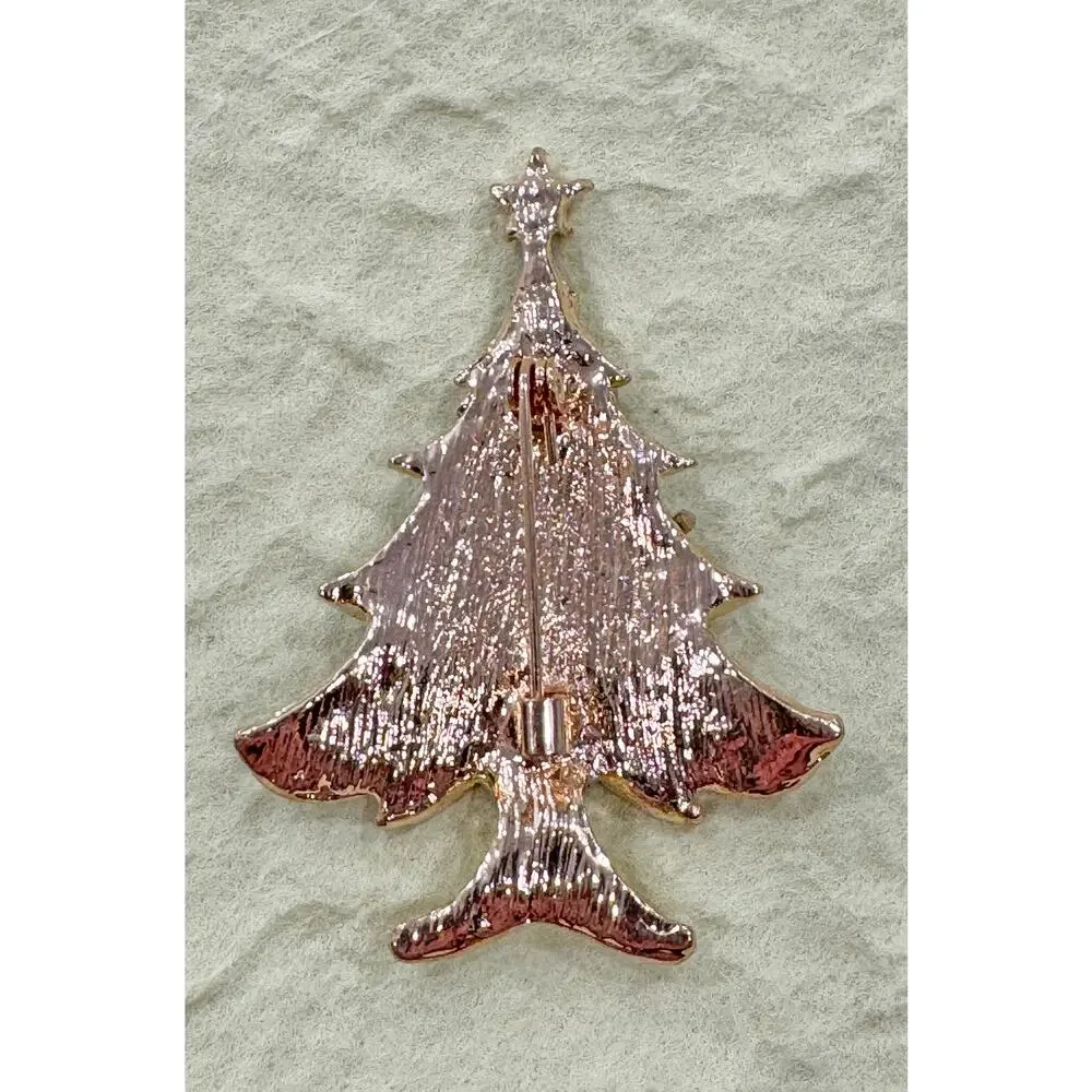 New Gorgeous Rhinestone Christmas Holiday Pin Brooch CP16 - Picture 4 of 4